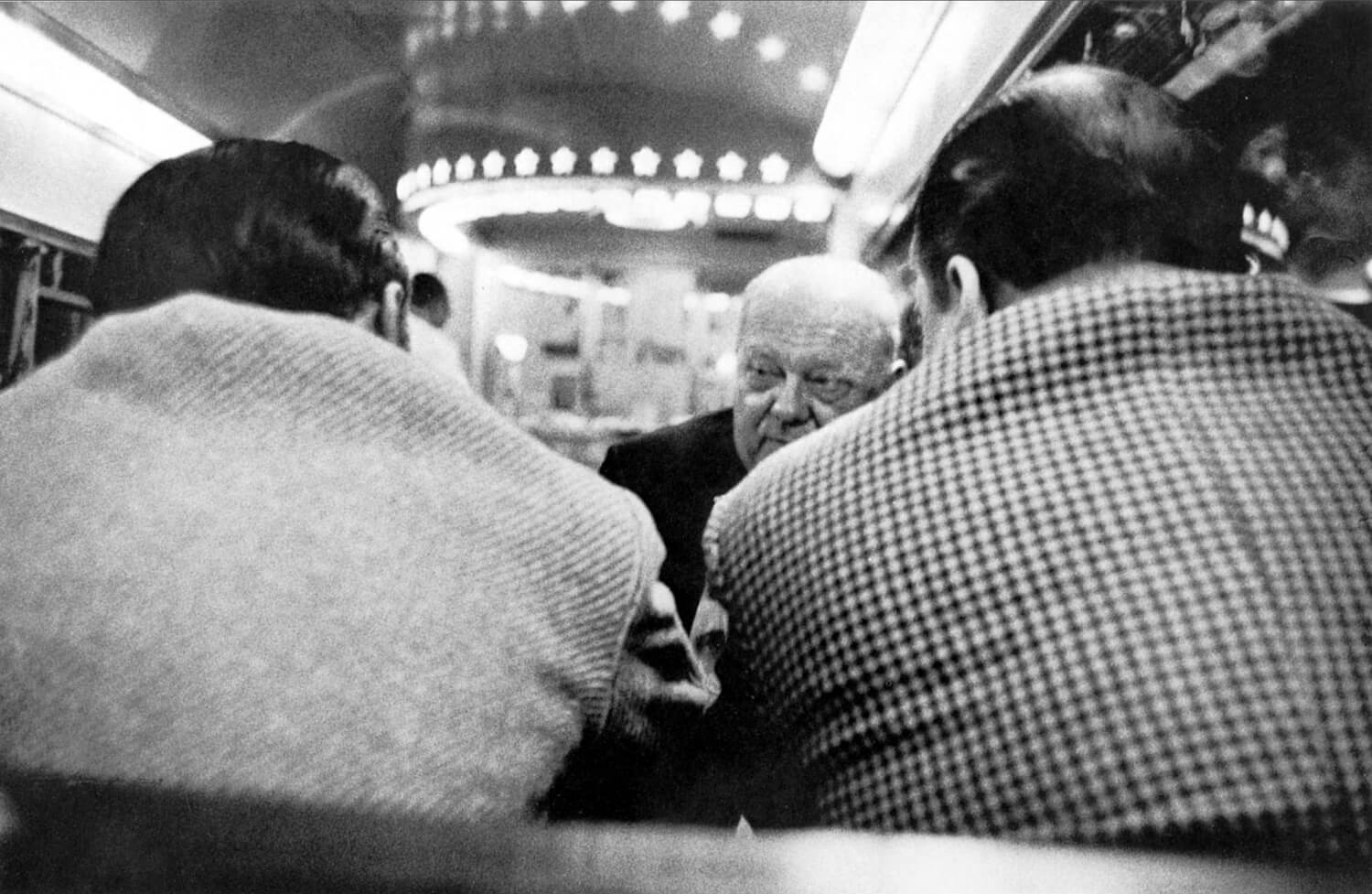 Robert Frank, En route from New York to Washington, Club Car (1955 or 1956)