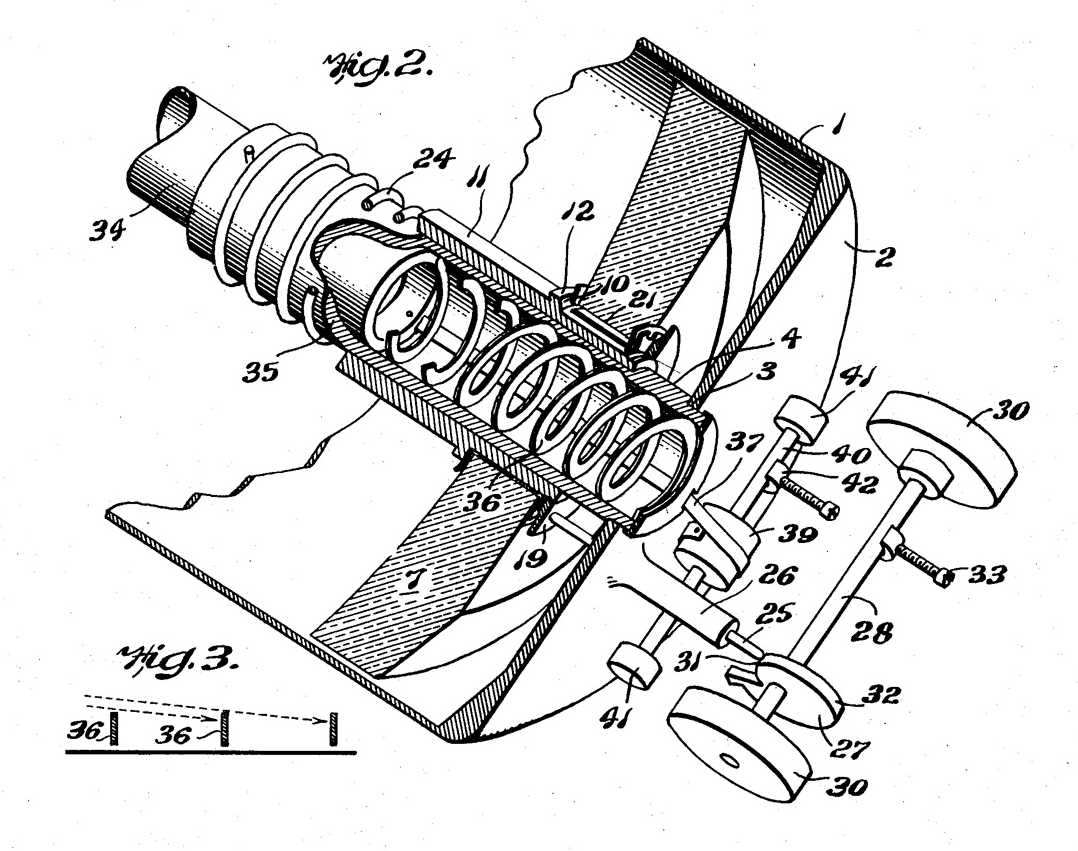 Figures 2 and 3 from U.S. Patent #2,670,656
