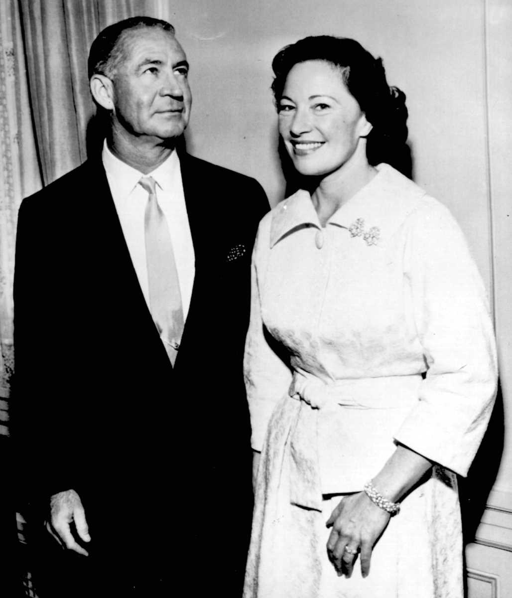 Mr. and Mrs. George L. Coleman on their wedding day in November 1959