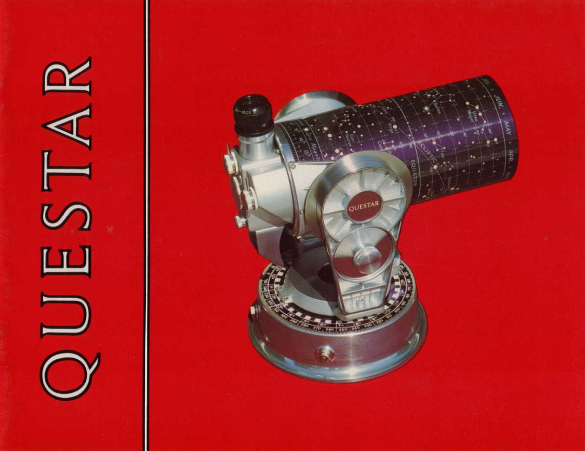 Questar used a horizontal format for the booklet it published in 1977