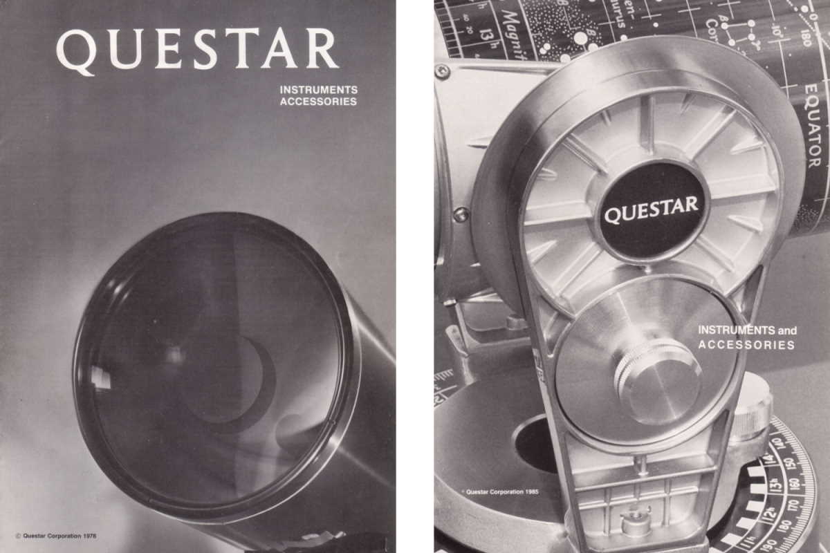 1978 and 1985 Questar price catalogs