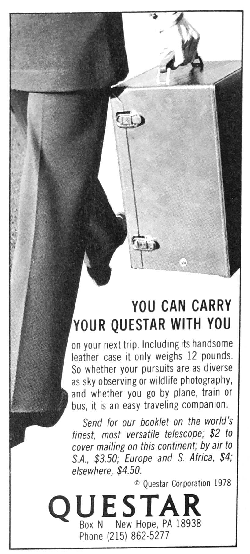 Questar advertisement, <em>Smithsonian</em>, March 1979