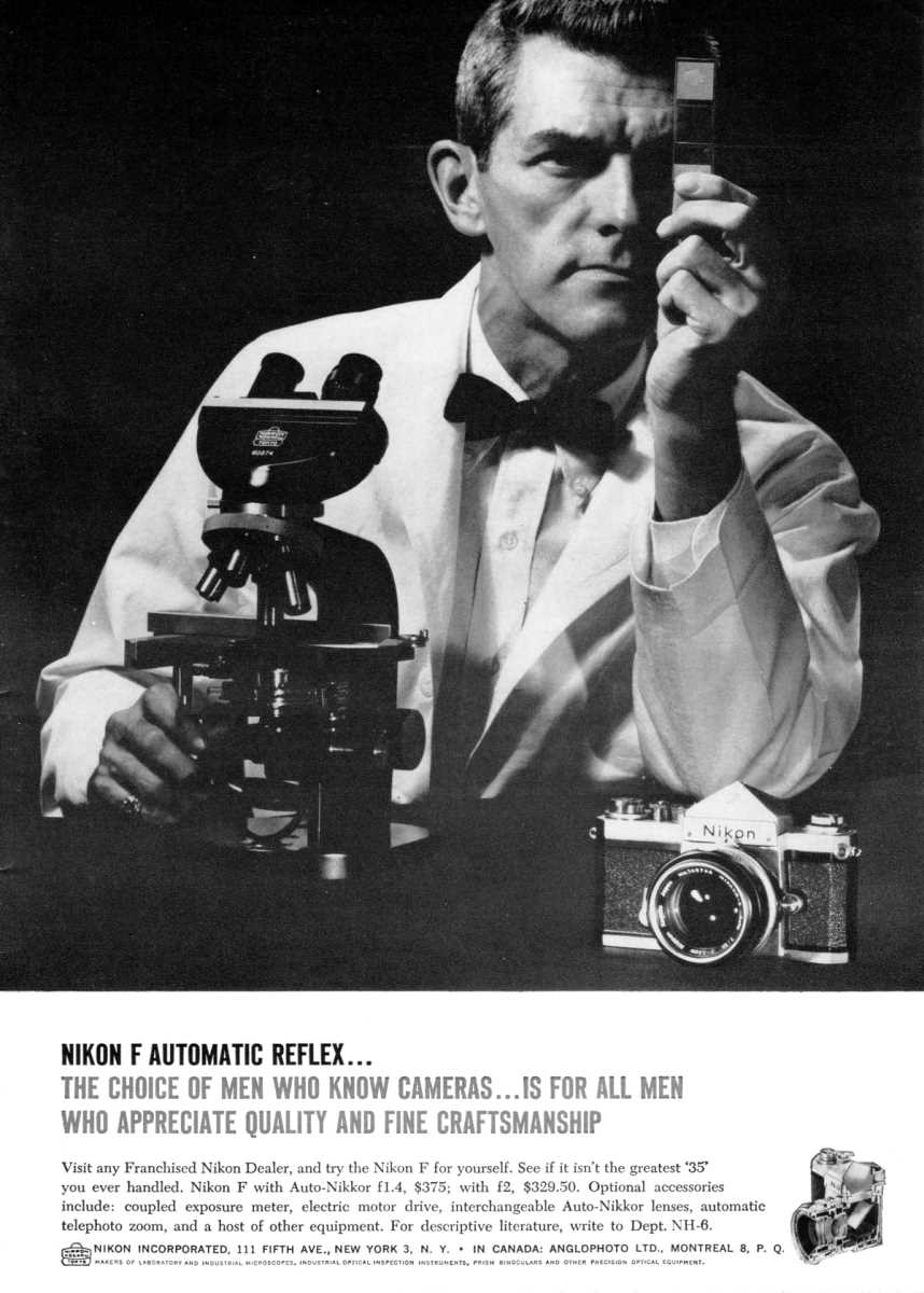 Nikon advertisement, <em>Natural History</em>, June-July 1961