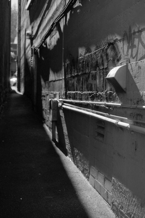 Urban grit in black and white